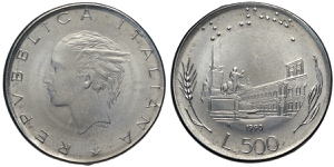 Repubblica Italiana, Monetazione in Lire ... 