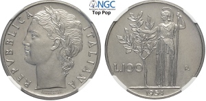 Repubblica Italiana, Monetazione in Lire ... 