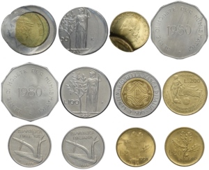 Repubblica Italiana, Monetazione in Lire ... 