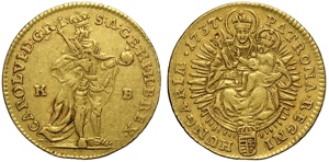 Hungary, Charles VI (1711-1740), Ducat 1737, ... 