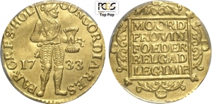 Netherlands, Holland, Ducat 1733, Au 22,5 mm ... 