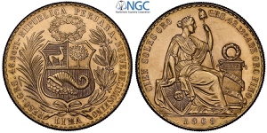 Perù, Republic, 100 Soles 1969, mintage ... 