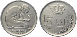 Romania, Ferdinand I (1914-1927), Zinc ... 