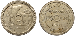 Romania, Ferdinand I (1914-1927), Nickel ... 