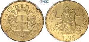 Genova, Repubblica (1528-1797), 96 Lire ... 