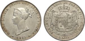 Parma, Maria Luigia dAustria (1815-1847), 5 ... 