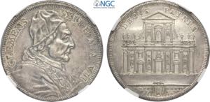 Roma, Clemente XII (1730-1740), Mezza ... 