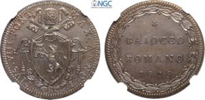 Roma, Pio VII (1800-1823), Baiocco 1829-I, ... 