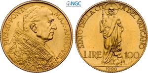 Città del Vaticano, Pio XI (1929-1938), 100 ... 