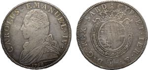 Savoia, Carlo Emanuele IV (1796-1800), Mezzo ... 