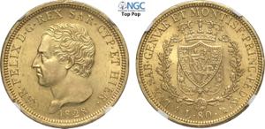 Savoia, Carlo Felice (1821-1831), 80 Lire ... 