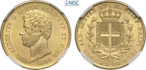 Savoia, Carlo Alberto (1831-1849), 20 Lire ... 