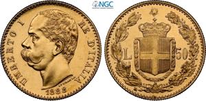 Regno dItalia, Umberto I (1878-1900), 50 ... 