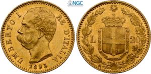 Regno dItalia, Umberto I (1878-1900), 20 ... 