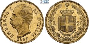 Regno dItalia, Umberto I (1878-1900), 20 ... 