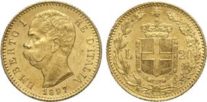 Regno dItalia, Umberto I (1878-1900), 20 ... 