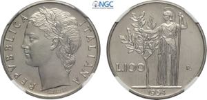 Repubblica Italiana, Monetazione in Lire ... 