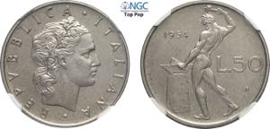 Repubblica Italiana, Monetazione in Lire ... 