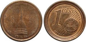 Repubblica Italiana, Monetazione in Euro ... 