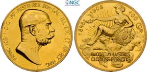 Austria, Franz Joseph I (1848-1916), 100 ... 