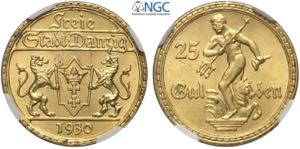 Danzig, Free City (1920-1939), 25 Gulden ... 