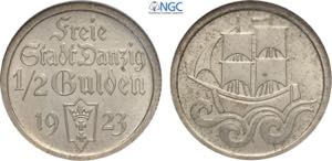Danzig, Free City (1920-1939), Proof 1/2 ... 