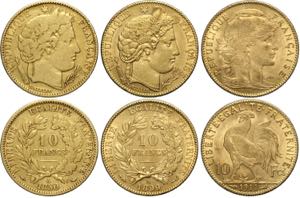 France, Second and Third Republic, Lot of 3 ... 