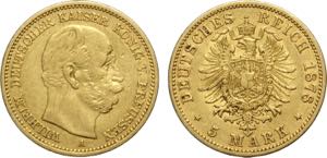 Germany Prussia, Wilhelm I (1861-1888), 5 ... 