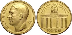 Germany, Fantasy Gold 100 Reichsmark 1933 ... 
