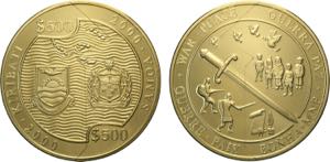 Kiribati, Republic (1979-), 500 Dollars ... 