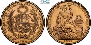 Perù, Republic (1882-), 50 Soles 1965, Lima ... 