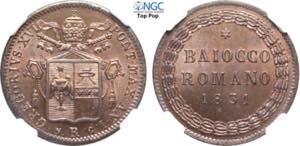 Roma, Gregorio XVI (1831-1846), Baiocco ... 