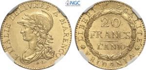 Torino, Repubblica Subalpina (1800-1802), 20 ... 