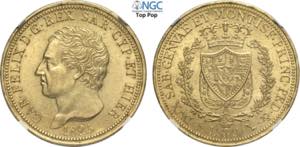 Savoia, Carlo Felice (1821-1831), 80 Lire ... 