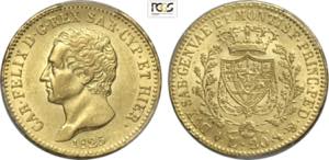 Savoia, Carlo Felice (1821-1831), 20 Lire ... 