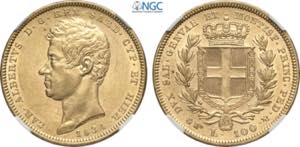 Savoia, Carlo Alberto (1831-1849), 100 Lire ... 