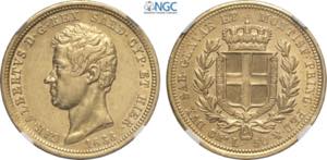 Savoia, Carlo Alberto (1831-1849), 50 Lire ... 