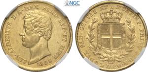 Savoia, Carlo Alberto (1831-1849), 20 Lire ... 