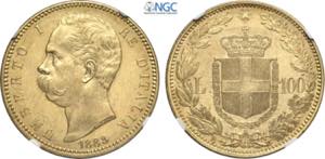 Regno dItalia, Umberto I (1878-1900), 100 ... 