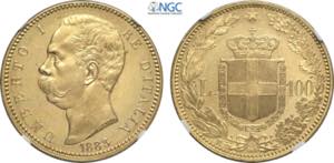 Regno dItalia, Umberto I (1878-1900), 100 ... 