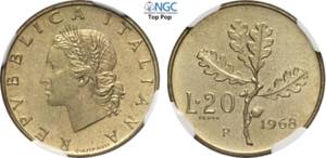 Repubblica Italiana, Monetazione in Lire ... 