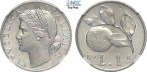 Repubblica Italiana, Monetazione in Lire ... 