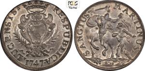 Lucca, Repubblica (1369-1799), Scudo 1747, ... 