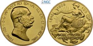 Austria, Franz Joseph I (1848-1916), 100 ... 