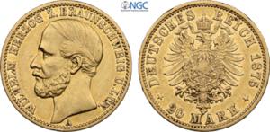 Germany Brunswick-Wolfenbuttel, Wilhelm ... 