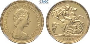 Great Britain, Elizabeth II (1952-2022), 1/2 ... 