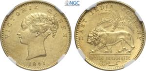 India British, Victoria (1837-1901), Mohur ... 