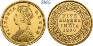 India British, Victoria (1837-1901), Proof ... 