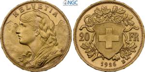 Switzerland, Federal State (1848-), 20 ... 