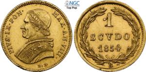 Bologna, Pio IX (1846-1870), Scudo doro ... 
